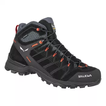 SALEWA Alp Mate Mid WP Botas de senderismo - Black Out/Fluo Orange - UK 11.5 (EU 46.5)