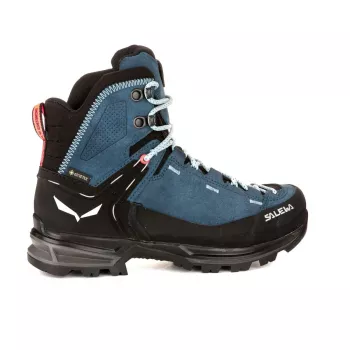 Salewa MTN Trainer 2 Mid GTX Zapatos de Senderismo para Mujer - Red Dahlia/Negro - UK 5 (EU 38)