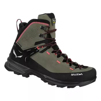 Salewa MTN Trainer 2 Mid GTX Zapatos de Senderismo para Mujer - Bungee Cord/Negro - UK 5 (EU 38)