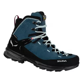 SALEWA Mtn Trainer 2 Mid GTX Botas de Senderismo para Mujer - Dark Denim/Negro - UK 6.5 (EU 40)