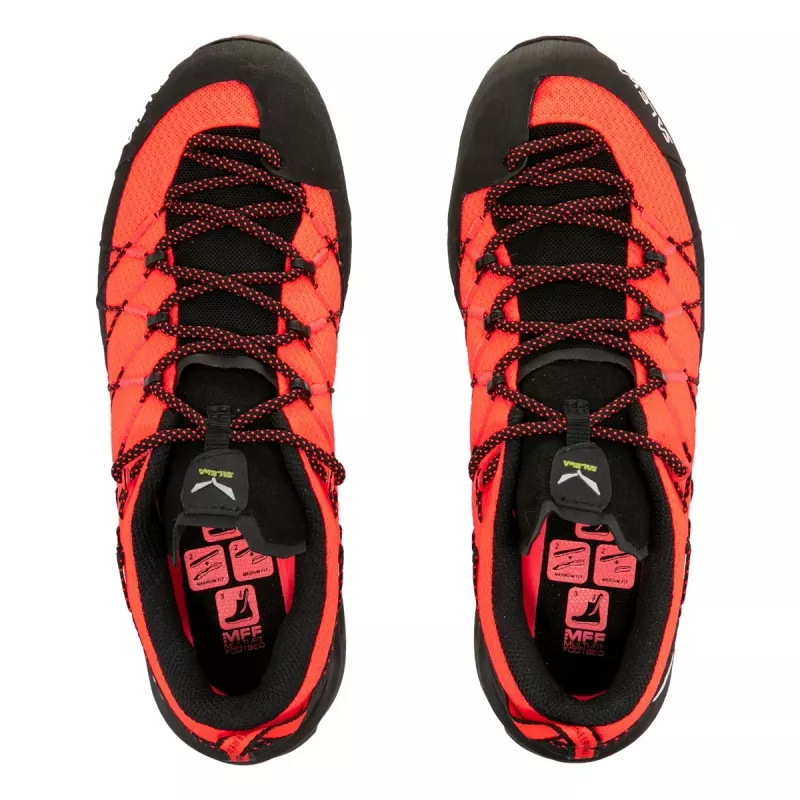 Salewa Wildfire 2 Zapatillas de aproximación Mujer - Fluo Coral/Black, Talla 36.5