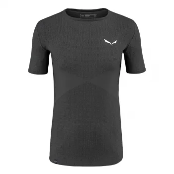Salewa Zebru Medium Warm camiseta hombre - Onyx