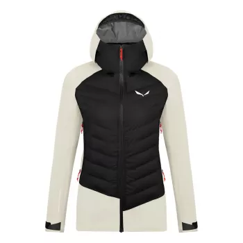 Chaqueta híbrida mujer Salewa Sella PTX 3L Oatmeal