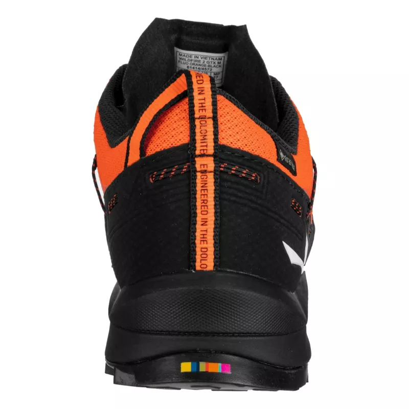 Salewa Wildfire 2 GTX Zapatillas de aproximación - Fluo Orange/Negro, talla EU 46,5