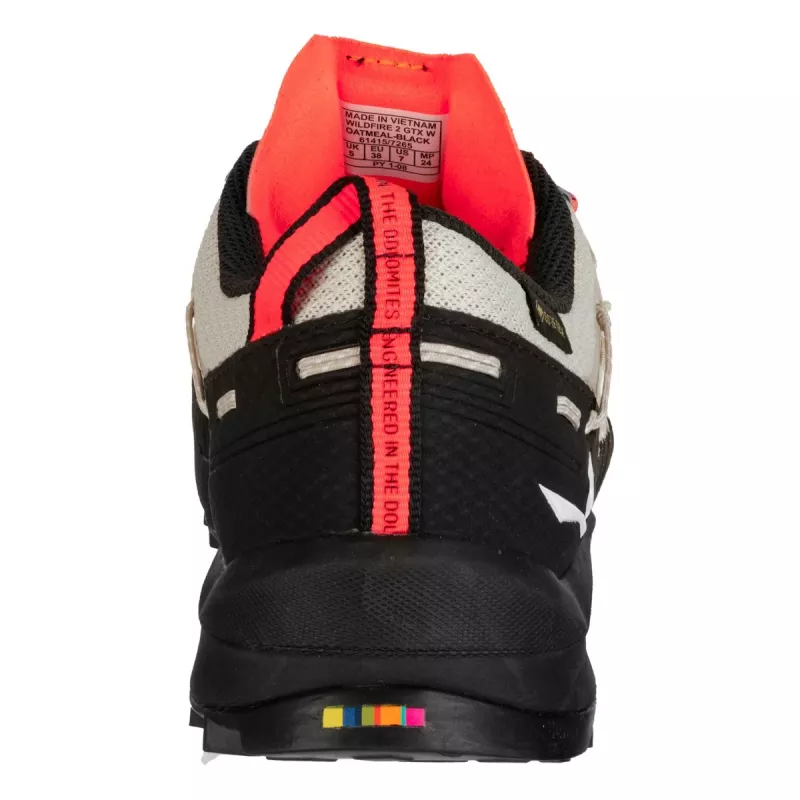 Salewa Wildfire 2 GTX Zapatillas de aproximación para mujer - Oatmeal/Negro, talla 38