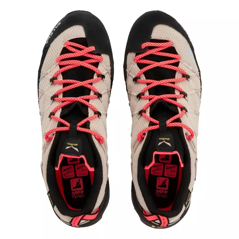 Salewa Wildfire 2 GTX Zapatillas de aproximación para mujer - Oatmeal/Negro, talla 38