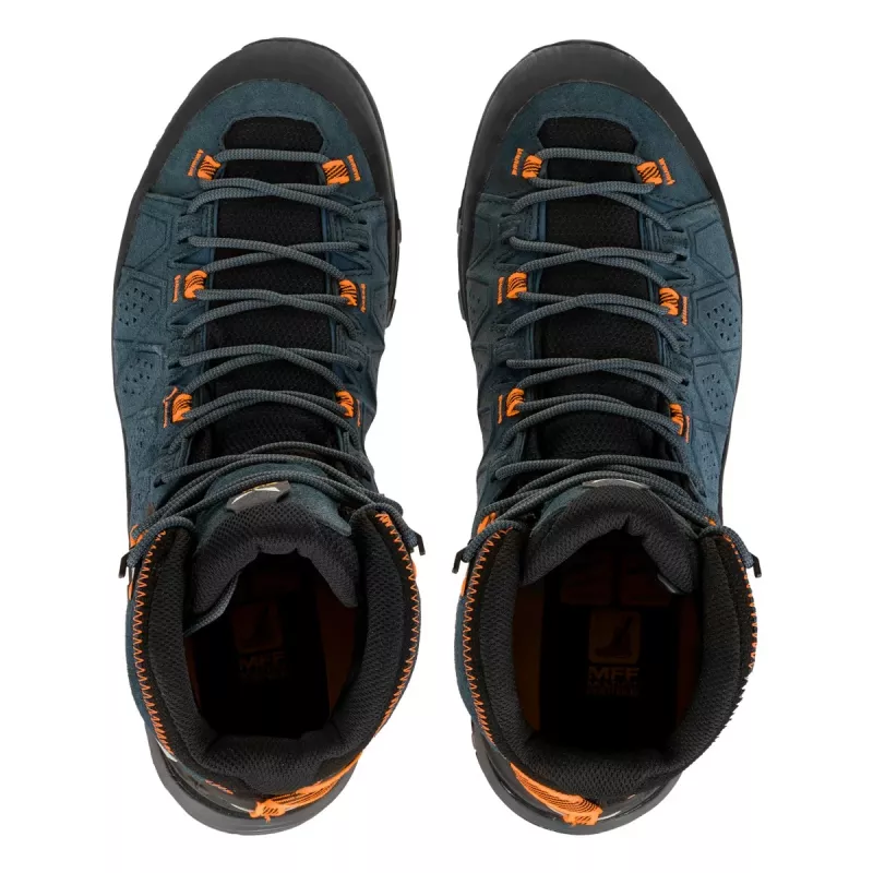 Salewa Alp Trainer 2 Mid GTX Botas de senderismo Dark Denim/Fluo Orange UK 8 (EU 42)