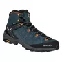 SALEWA Zapatos Alp Trainer 2 Mid GTX Dark Denim Fluo Orange UK 9.5 (EU 44)