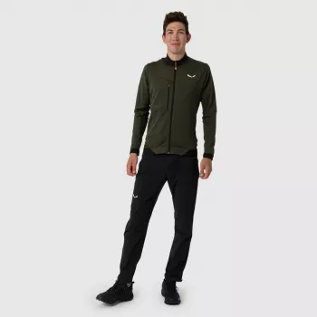 Salewa Pedroc PL 2 Chaqueta - Dark Olive - Talla M