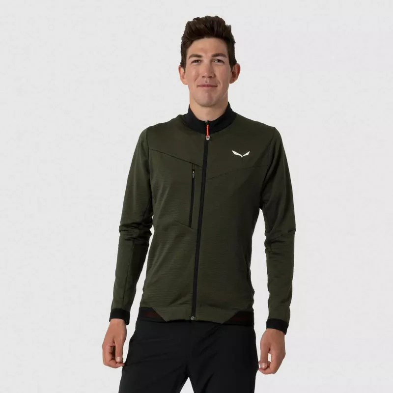Salewa Pedroc PL 2 Chaqueta - Dark Olive - Talla M