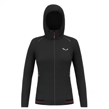 Salewa Pedroc PL chaqueta con capucha de mujer - Black Out, talla S