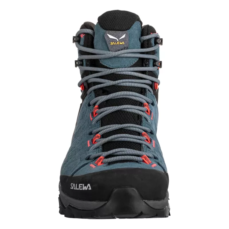 SALEWA Alp Trainer 2 Mid GTX Botas de montaña para mujer - Java Blue/Fluo Coral - UK 6 (EU 39)