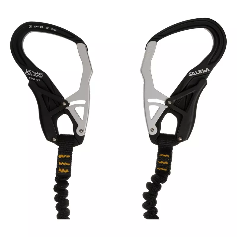 Salewa Lanyard Ergo Core negro-amarillo