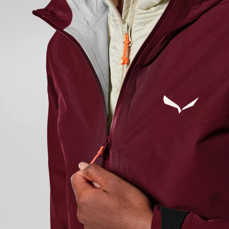 Salewa Puez Aqua 4 PTX Chaqueta 2.5L de Mujer - Syrah, XS