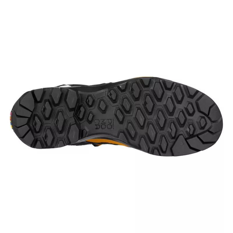 Botas de senderismo Salewa Ortles Light Mid PTX oro-negro UK 10 (EU 44.5)