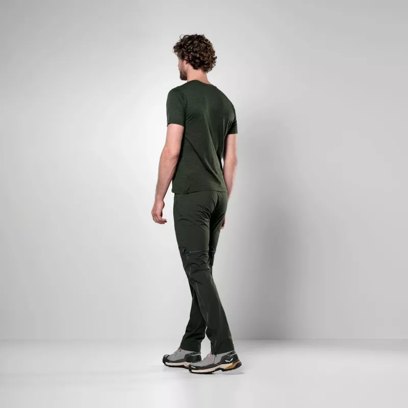 Salewa Eagle Eitd AM Camiseta S - Dark Olive