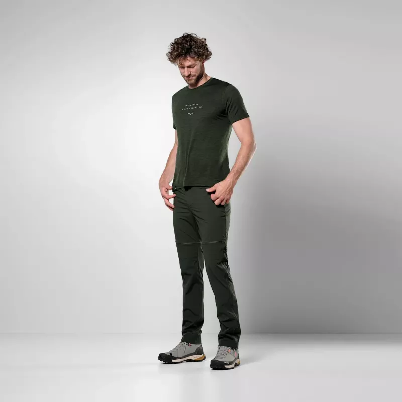 Salewa Eagle Eitd AM Camiseta - Olive - M