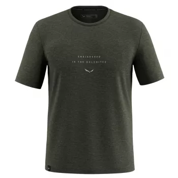 Salewa Eagle Eitd AM Camiseta - Dark Olive - Talla XL