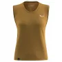 Salewa Eagle Minilogo Am Camiseta sin mangas - Golden Brown - Talla M