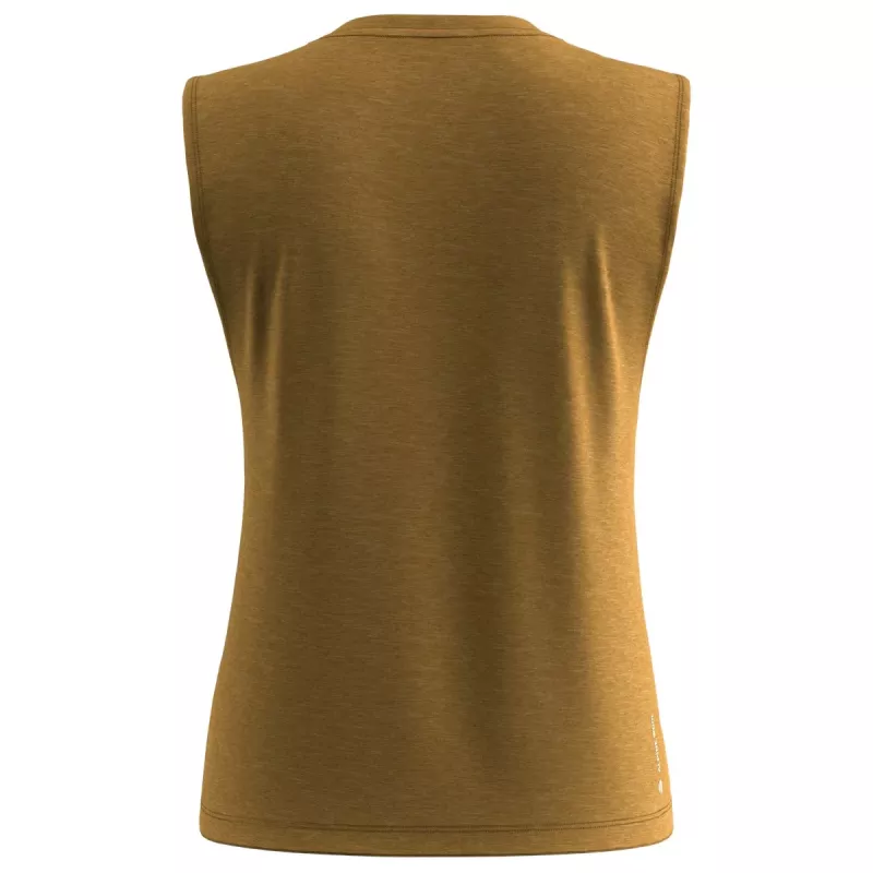 Salewa Eagle Minilogo Am Camiseta sin mangas - Golden Brown - Talla M