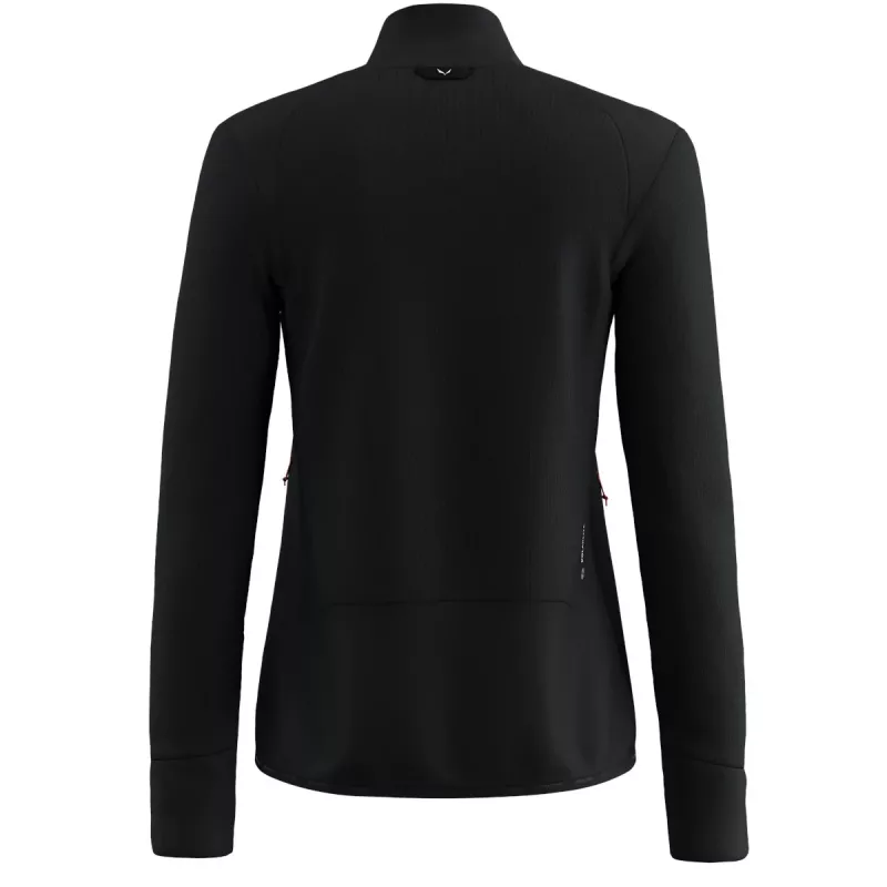 Salewa Puez Waffle Hybrid PL Jacket mujer - Black Out