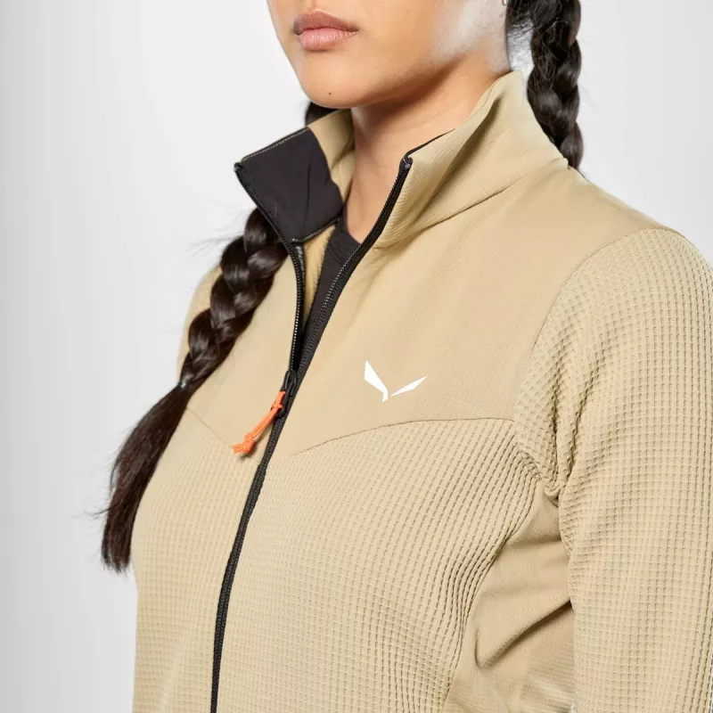 Salewa Puez Chaqueta polar híbrida para mujer sin capucha