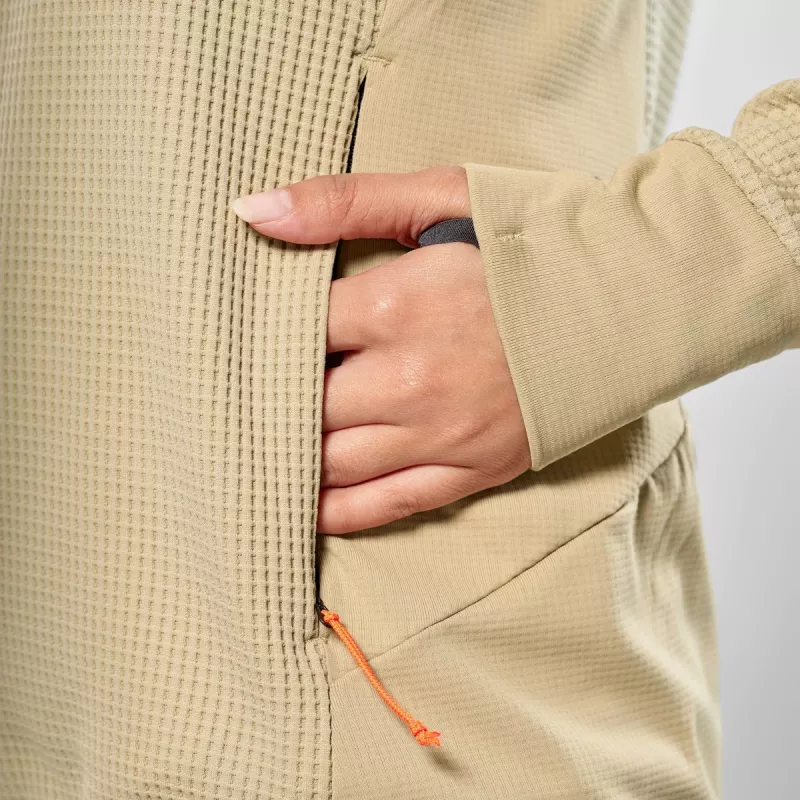 Salewa Puez Chaqueta polar híbrida para mujer sin capucha
