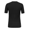 Camiseta de lana merino Salewa Cristallo Warm - Black Out, talla S