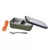 Salewa Puez Fiambrera Dark Olive 800 ml recipiente de acero inoxidable