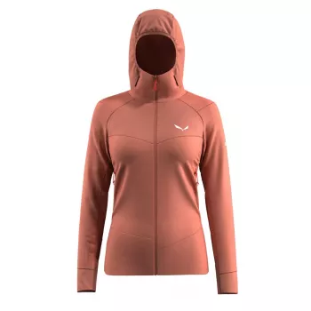 Salewa chaqueta Agner Polarlite con capucha - Etruscan Red - XS