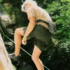 Salewa Agner Hemp Ripstop Shorts - Dark Olive - talla S