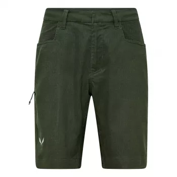 Salewa Agner Hemp Ripstop Shorts - Dark Olive - talla L