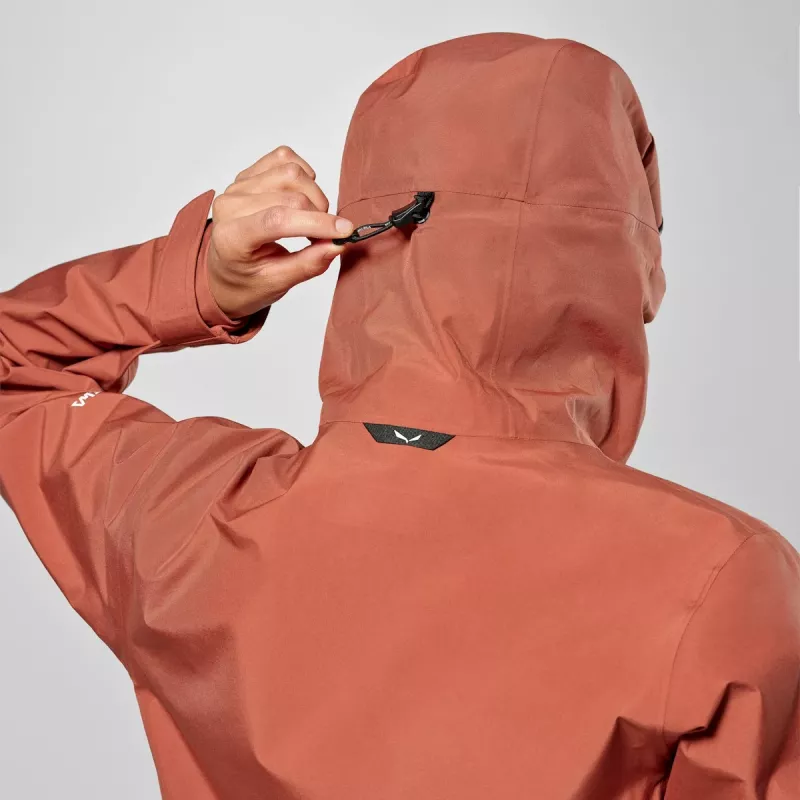 SALEWA Puez GTX 3L EPE Chaqueta hardshell para mujer Etruskischrot EU 36 (S)