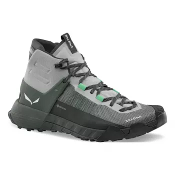 Salewa Wildfire NXT Mid GTX botas de senderismo - Alloy/Dark Olive - UK 11.5 (EU 46.5)