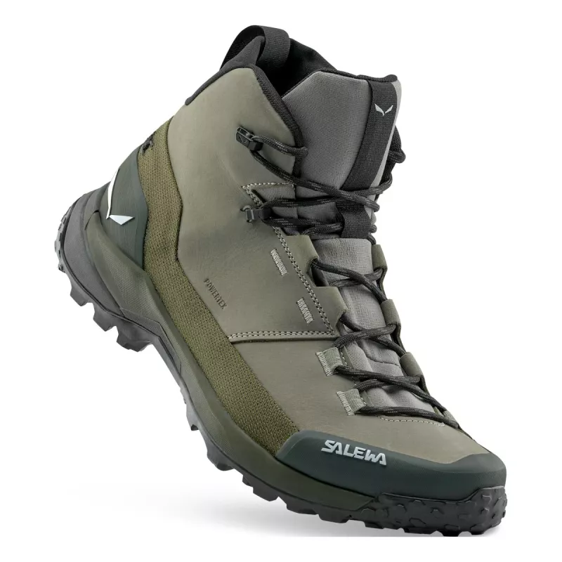 SALEWA Puez Leather Mid PTX botas de montaña Shadow UK 7