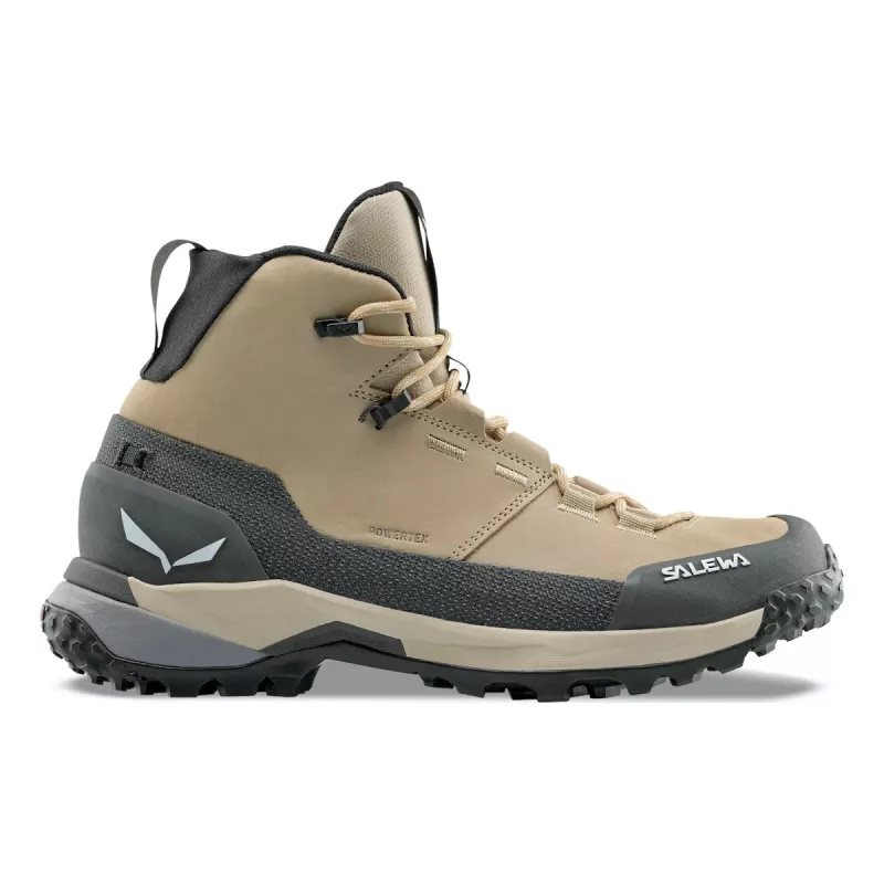 SALEWA Puez Leather Mid PTX botas de montaña para mujer Onyx UK 5.5