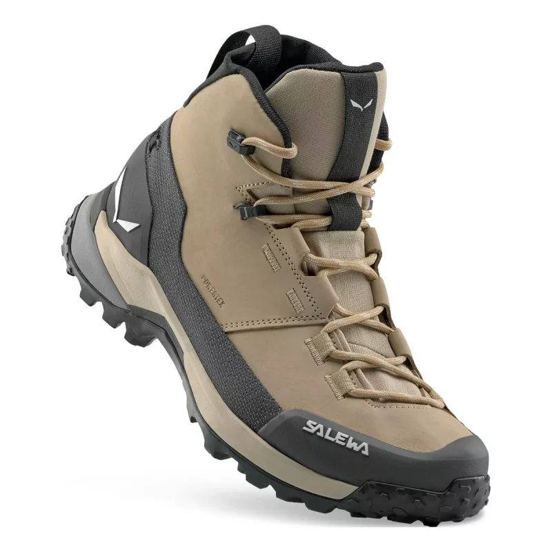 SALEWA Puez Leather Mid PTX botas de montaña para mujer Onyx UK 5.5