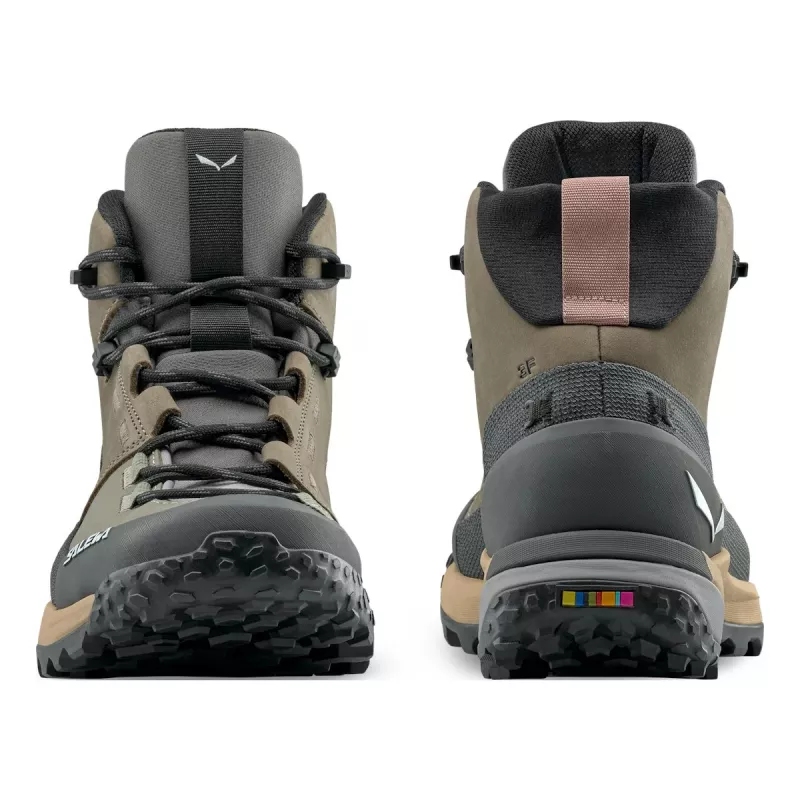 SALEWA Puez Leather Mid PTX botas de montaña para mujer - Bungee Cord / Onyx
