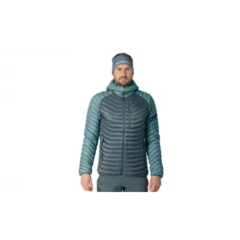 SALEWA Chaqueta con capucha y plumón Dynafit Radical - Smoke Blue, talla S