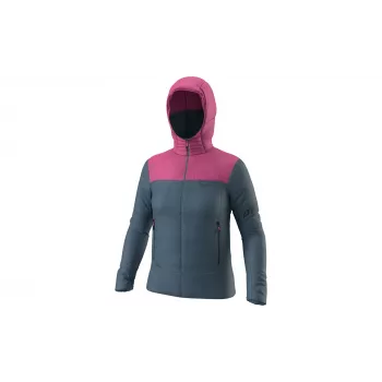 SALEWA Chaqueta aislante con capucha Dynafit Radical PRL Hood para mujer - Magenta, talla M