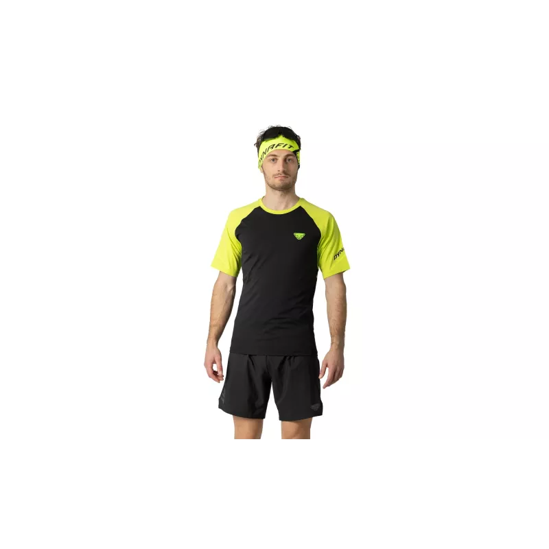 SALEWA Camiseta Dynafit Alpine Pro S/S - Ultra Yellow, talla L