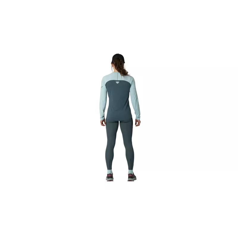 SALEWA Dynafit Alpine Pro Camiseta de manga larga de mujer - Cloud Blue, Talla L