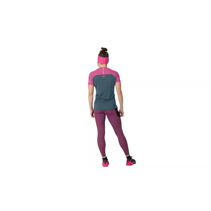 SALEWA Camiseta de running Dynafit Alpine Pro S/S para mujer - Magenta, talla XS