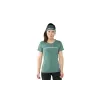 SALEWA Camiseta Traverse Shirt 2 SS para mujer Cinder 38 (M)