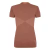 Salewa Zebru Medium Warm Merino Wool Camiseta de capa base de mujer - Etruscan Red, talla S