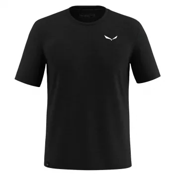 Salewa Eagle Minilogo AM T-Shirt - Black Out, Talla M