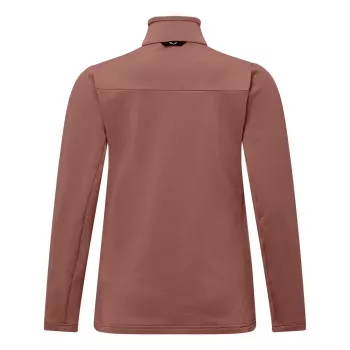 SALEWA Puez Cammino Forro polar Desert Pink 38 M Chaqueta de forro polar con cremallera completa de mujer