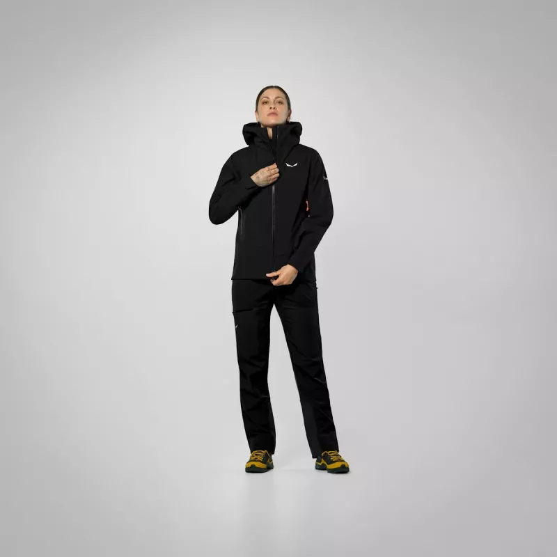 SALEWA Ortles GTX 3L Jacket EPE de mujer - Black - 36