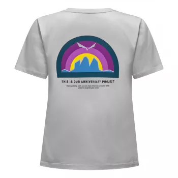 Salewa Eagle Anniversary T-Shirt - Optical White - de mujer XS