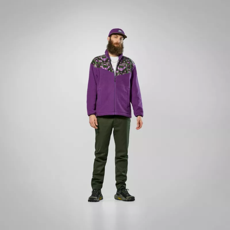 Sudadera forro polar con cremallera completa Salewa Eagle Anniversary mujer XS Plum
